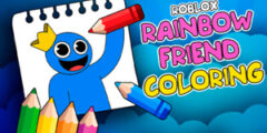 Rainbow Friends Coloring Book Game